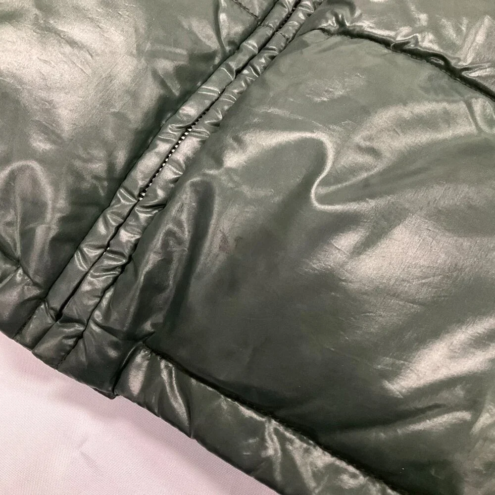 Gucci Down Puffer Jacket Mens Size 52 XL Green Made in Italy
